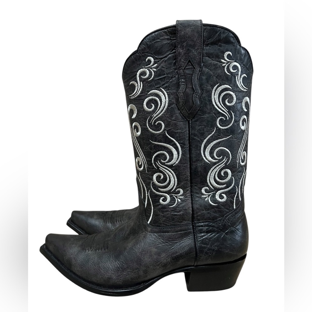 Moonshine Spirit Men's Clover Western Boots - Snip Toe
Size 10 Black